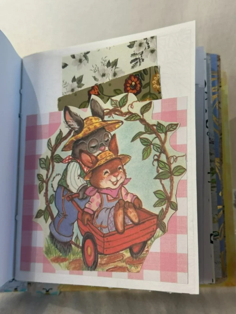 Junk Journal OOAK  Scrapbooking Writing Etc Upcycled Book Inner Child Creativity